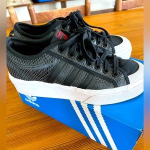 Adidas Nizza Platform shoe with snakeskin detail